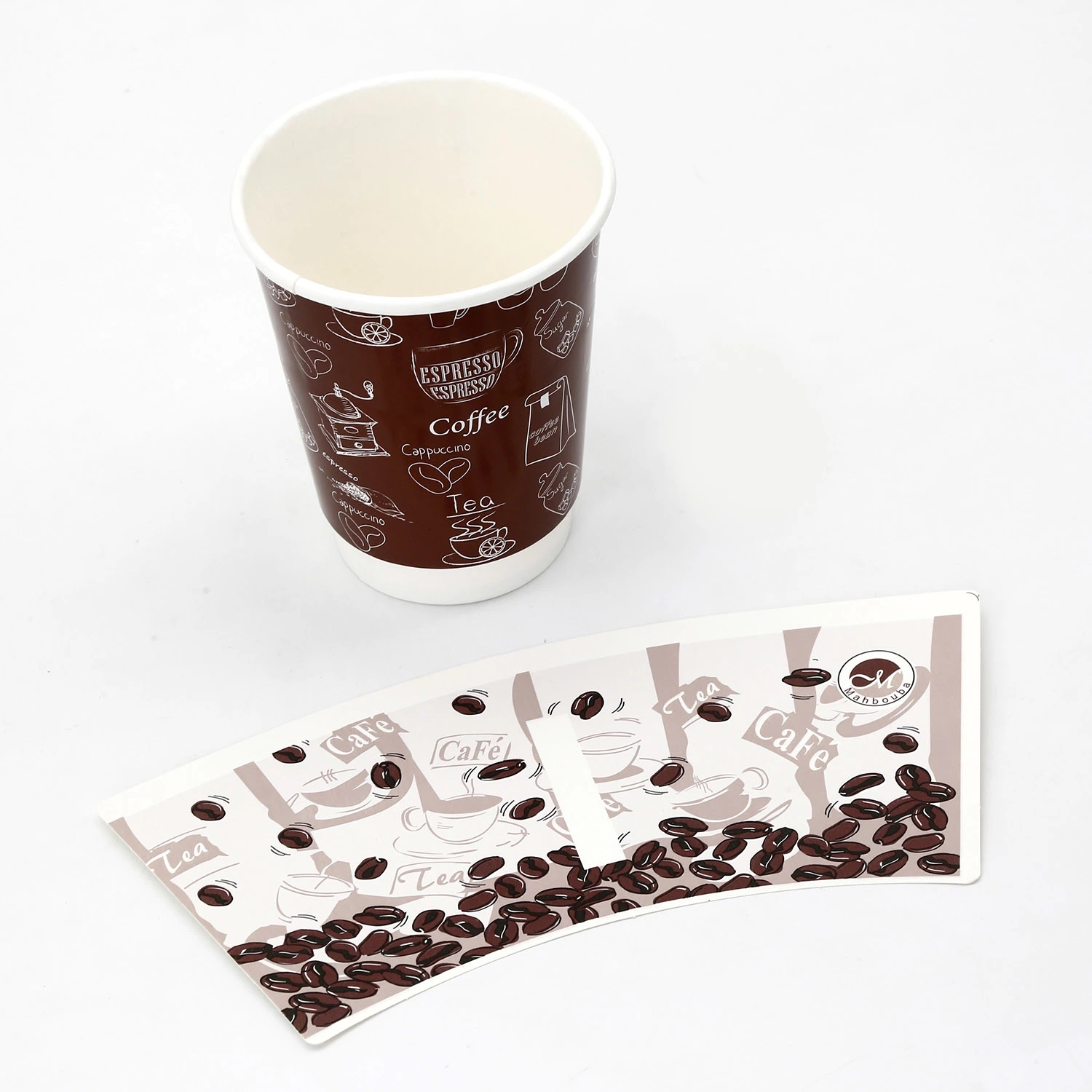 Paper Cup Fan Coated PE Blank Paper Cup Raw Material Fan