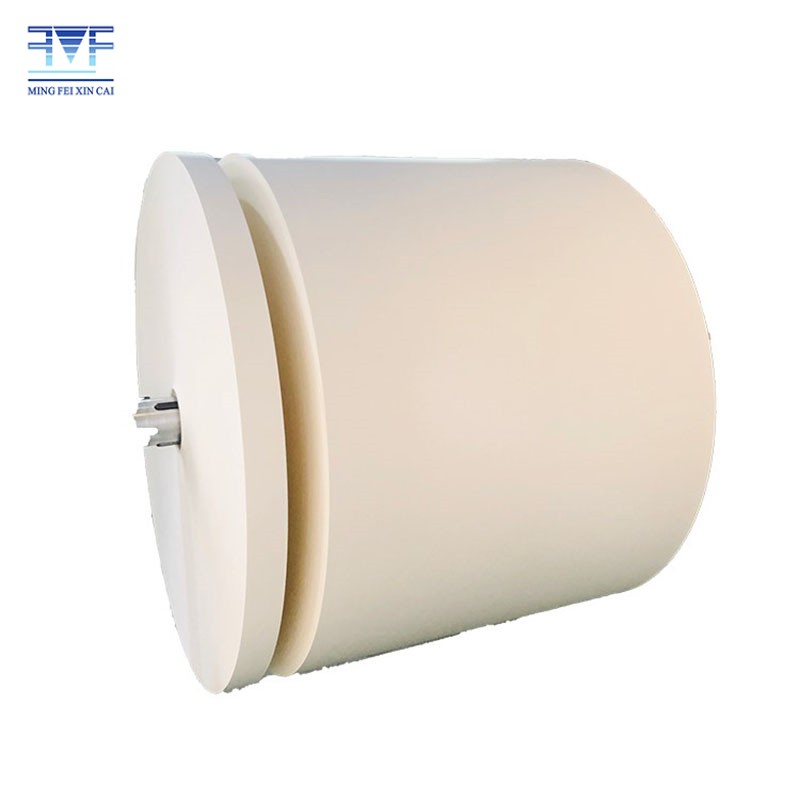 Food Grade Paper Cup Bottom Roll Single PE Coated 100% Virgin Wood Pulp